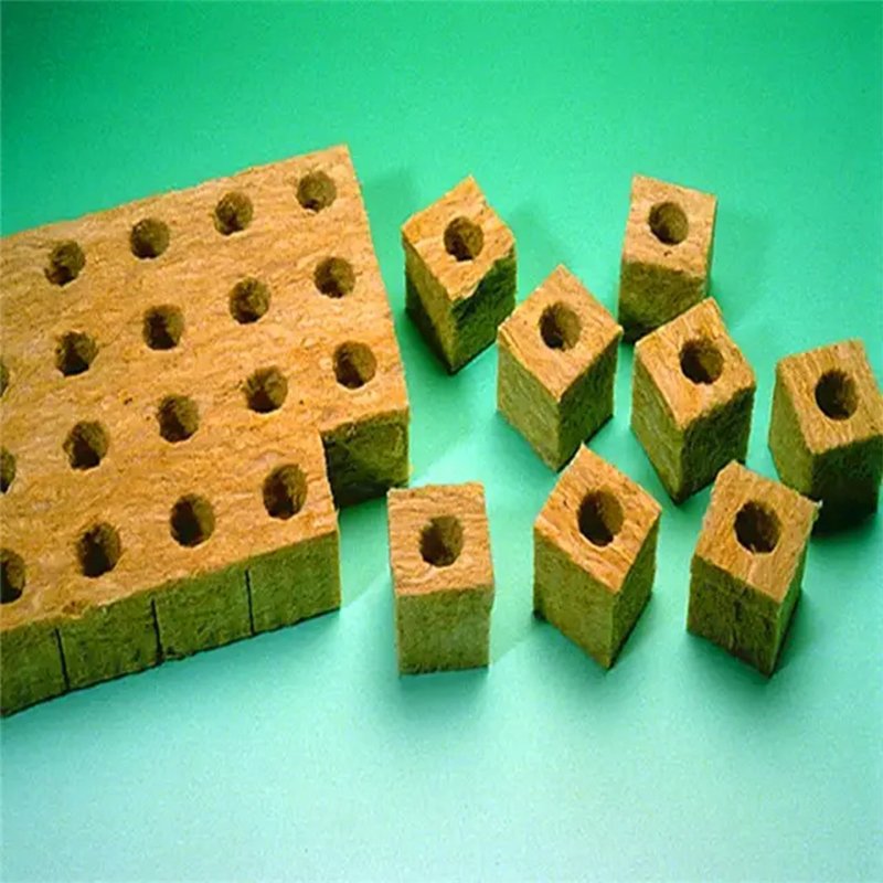 Agriculture use rock wool cube for lettuce Agricultural Greenhouse Rock Mineral Wool Hydroponic Wool Rock