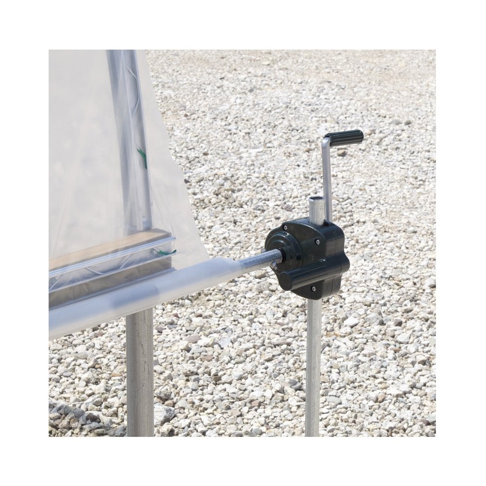 greenhouse sidewall roll up hand crank unit