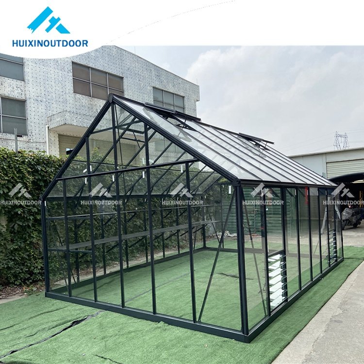 Prefab winter commercial green house hydroponic aluminum frame greenhouse accessories outdoor multi-span agricultural greenhouse