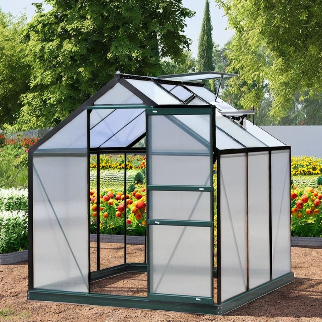 Wholesale Small Home Agriculture Greenhouse Flower Plant Cultivation New Design Polycarbonate Garden Greenhouse Steel PE Plastic