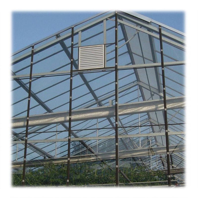 Agriculture Smart Glass Multi-span Greenhouse Equipped With Hydroponic Aquaponics System