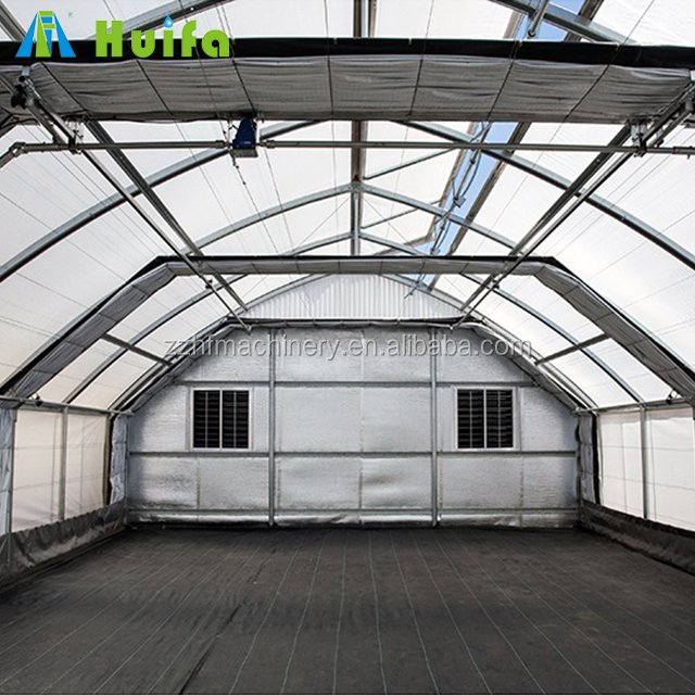 Agricultural Tunnel Fully Automated Light Deprivation Greenhouse