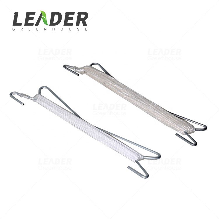 Anti UV agricultural vegetable greenhouse tomato hook pepper support trellis hook hot galvanized steel M hook with 10m twine