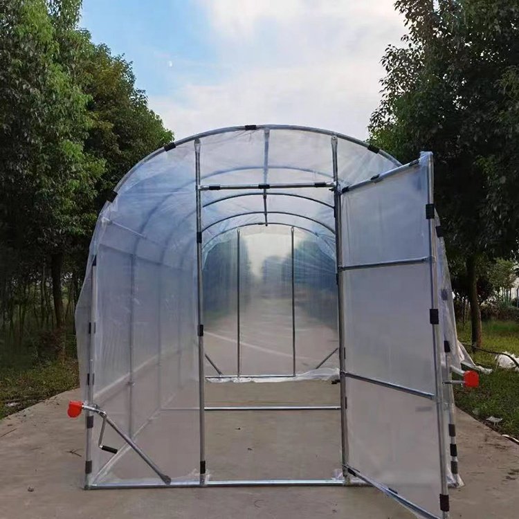 High Quality Custom Size Arched Shed Round Arch Single Shed Plant Growing Greenhouse