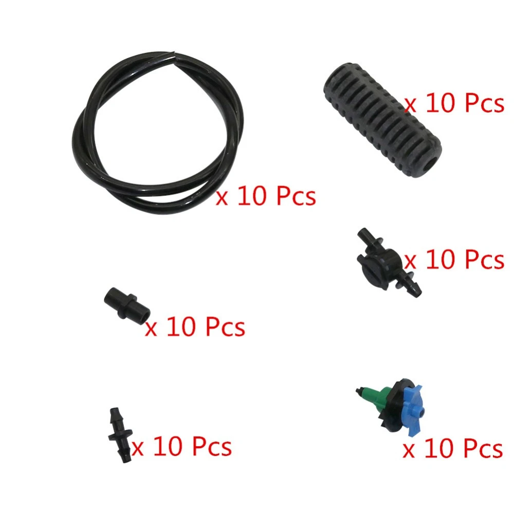 Greenhouse Hanging Spray Sprinkler 360 Degree Rotating Mist Sprinkler Kit Micro Sprinkler