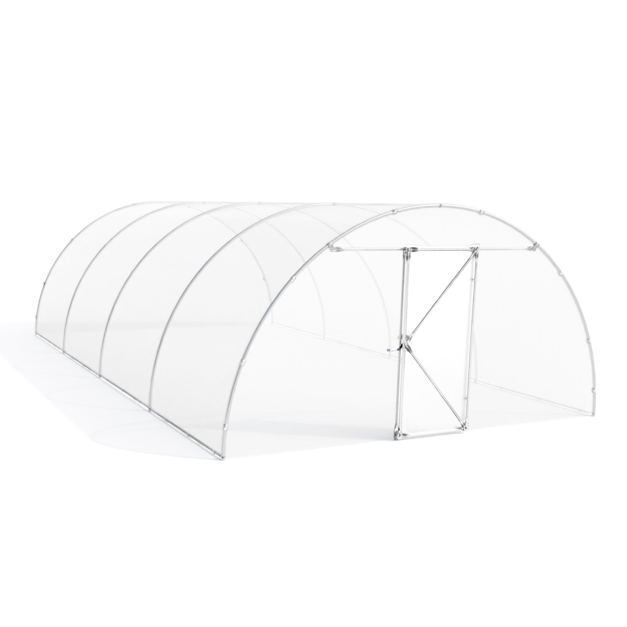 Walk-in Garden Greenhouse Outdoor Green House for Fruits, Vegetables, Plants, and Flowers 8x4.5x2.5 m EU PROFI Greenhouse