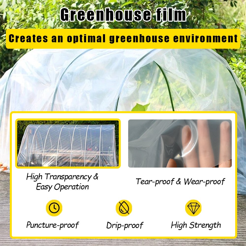 Factory direct selling wide varitities transparent attractive design greenhouse film for Garden seedlings