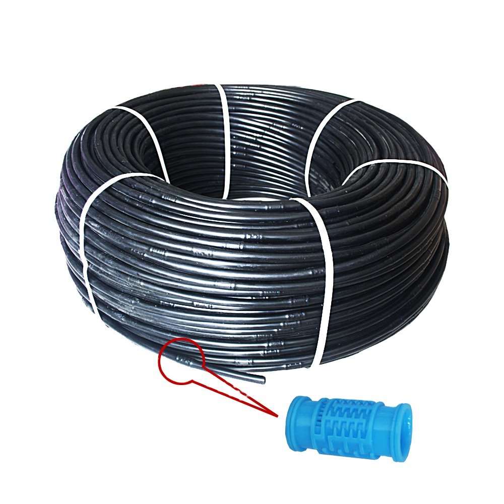 Factory cylindrical drip line tube drip irrigation pipe 16mm drip hose with column round dripper farm irrigation system