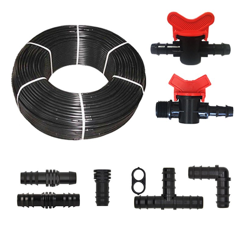 Factory cylindrical drip line tube drip irrigation pipe 16mm drip hose with column round dripper farm irrigation system