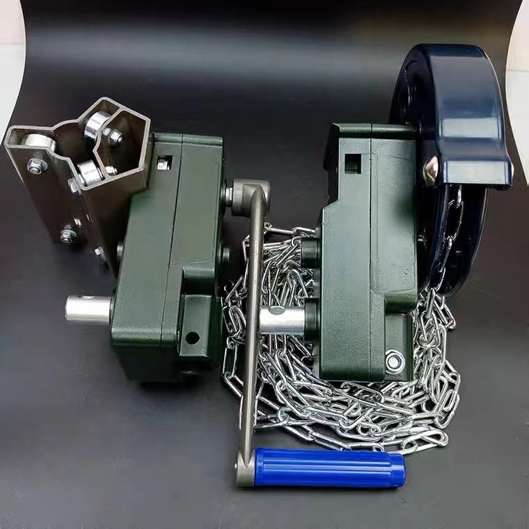Greenhouse Manual Winch Agriculture Film Sidewall Roll Up Unit Motors Winches greenhouse manual roll up unit For Ventilation