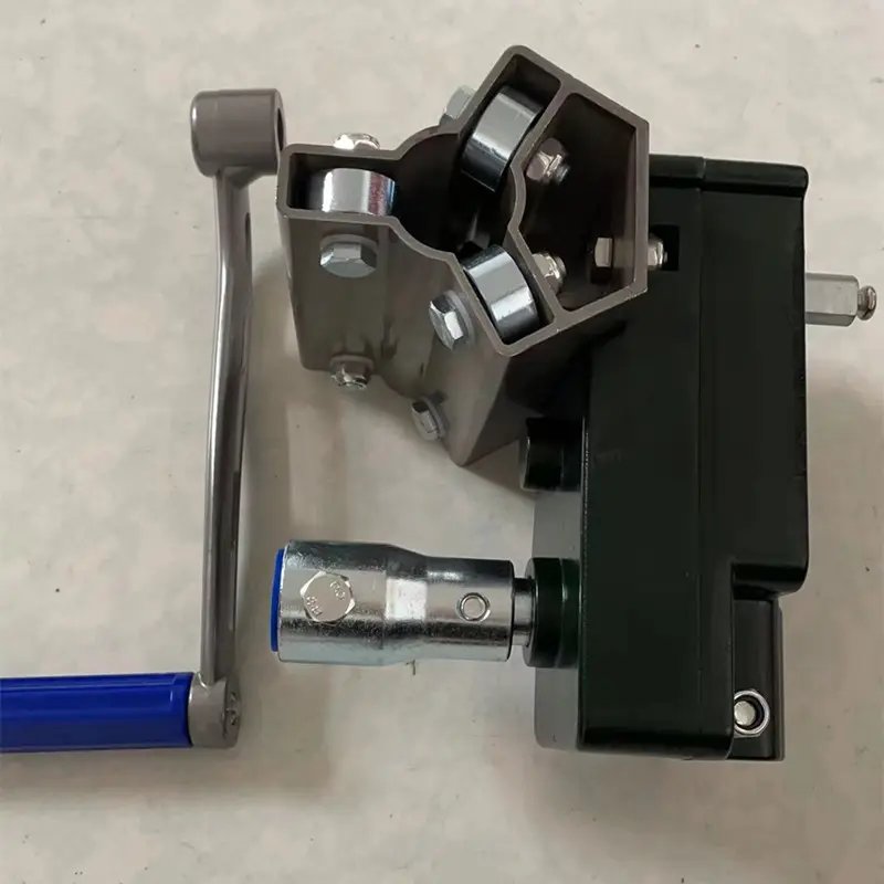Greenhouse Manual Winch Agriculture Film Sidewall Roll Up Unit Motors Winches greenhouse manual roll up unit For Ventilation