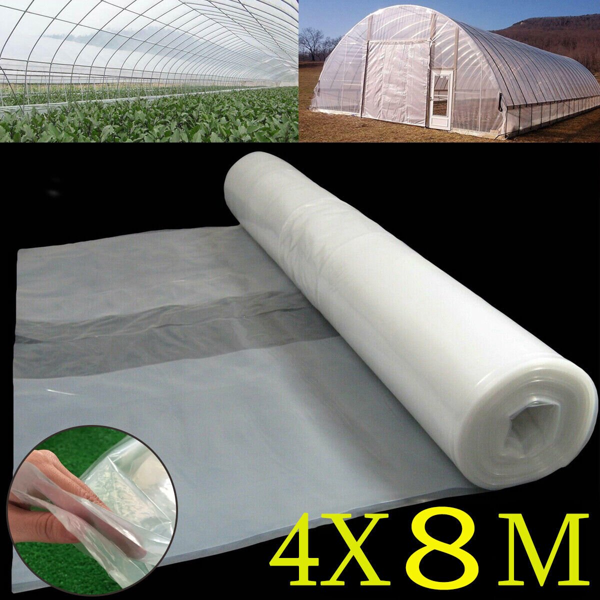 UV Resistance 100-200 Micron Plastic Film Agricultural Greenhouse Anti Fog & Heat Large Size T&T Packaging Manufactured VietNam