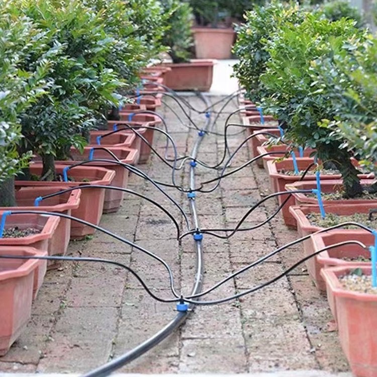 Garden Greenhouse Irrigation 4 Branches Bent Drip Arrow Irrigation Set