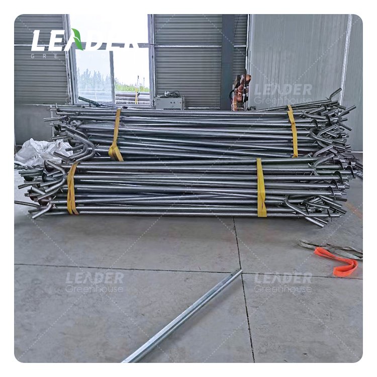 Agriculture blueberry farm commercial hot galvanized frame Y leg caterpillar tunnel greenhouse with weed mat for berry fruits