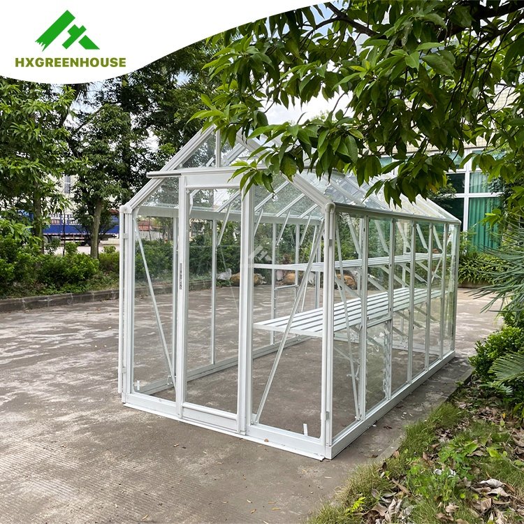 Heavy duty luxury glasshouse aluminium garden indoor tropical victorian winter glass greenhouse multi-span greenhouses