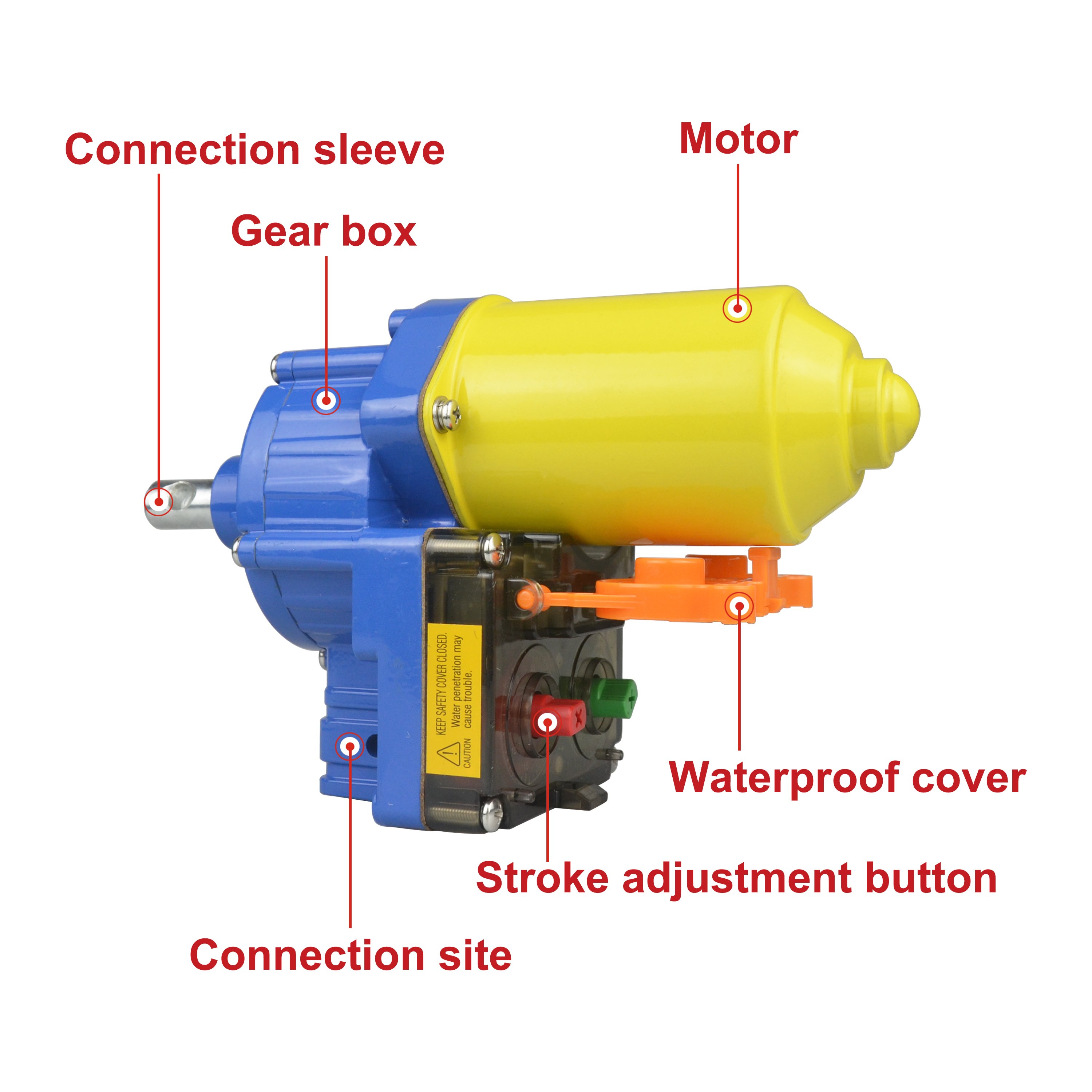 MAXPOWER Best Selling Greenhouse Film Electric Roll Up Motor For Ventilation