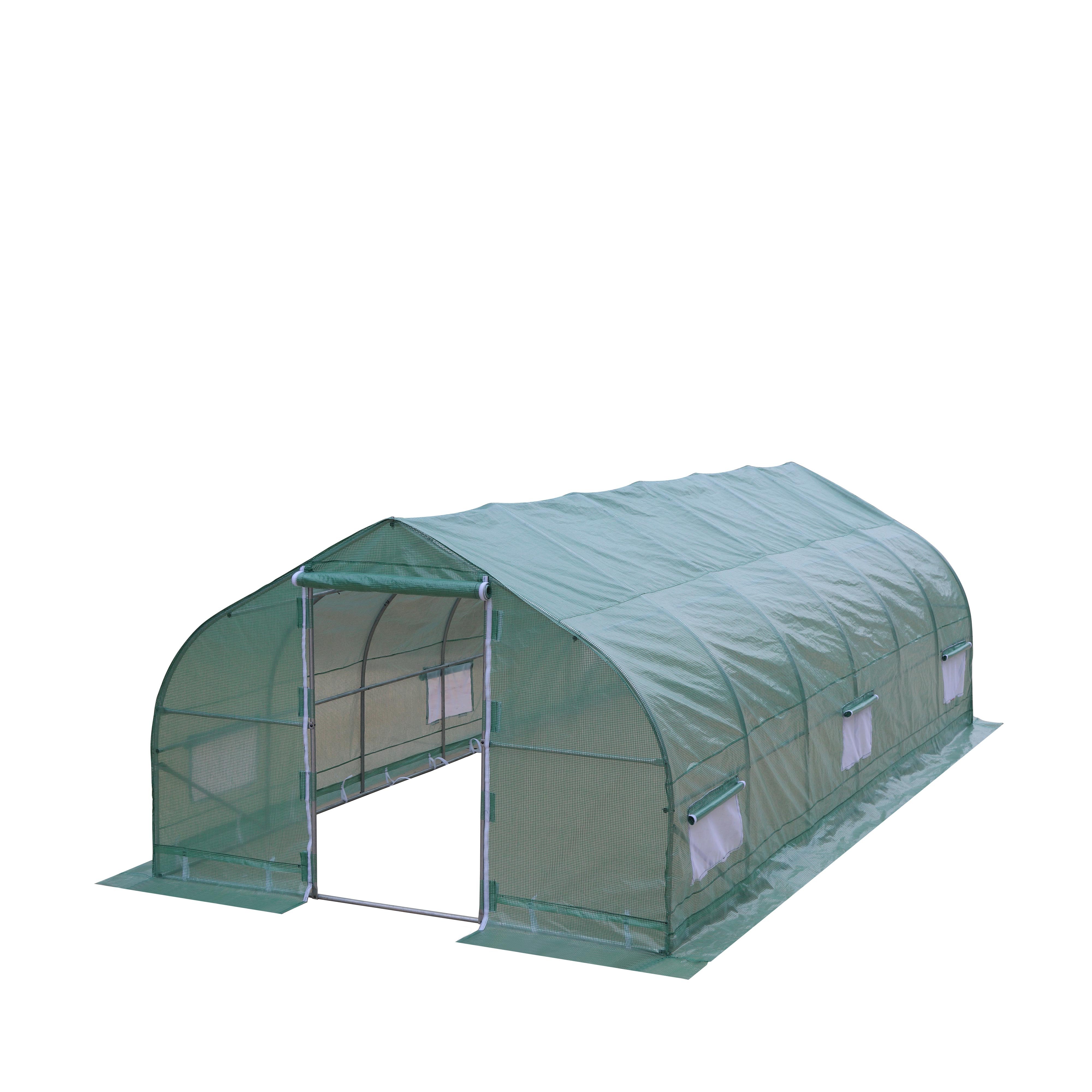 China factory supplier high quality steel galvanized frame greenhouse grow tent garden agricultural greenhouses