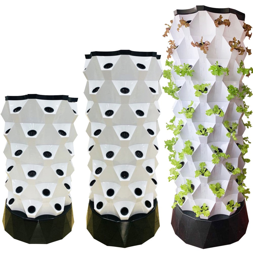 One one New agricultural greenhouse rotary aeroponic tower garden vertical hydroponic system for home or farm