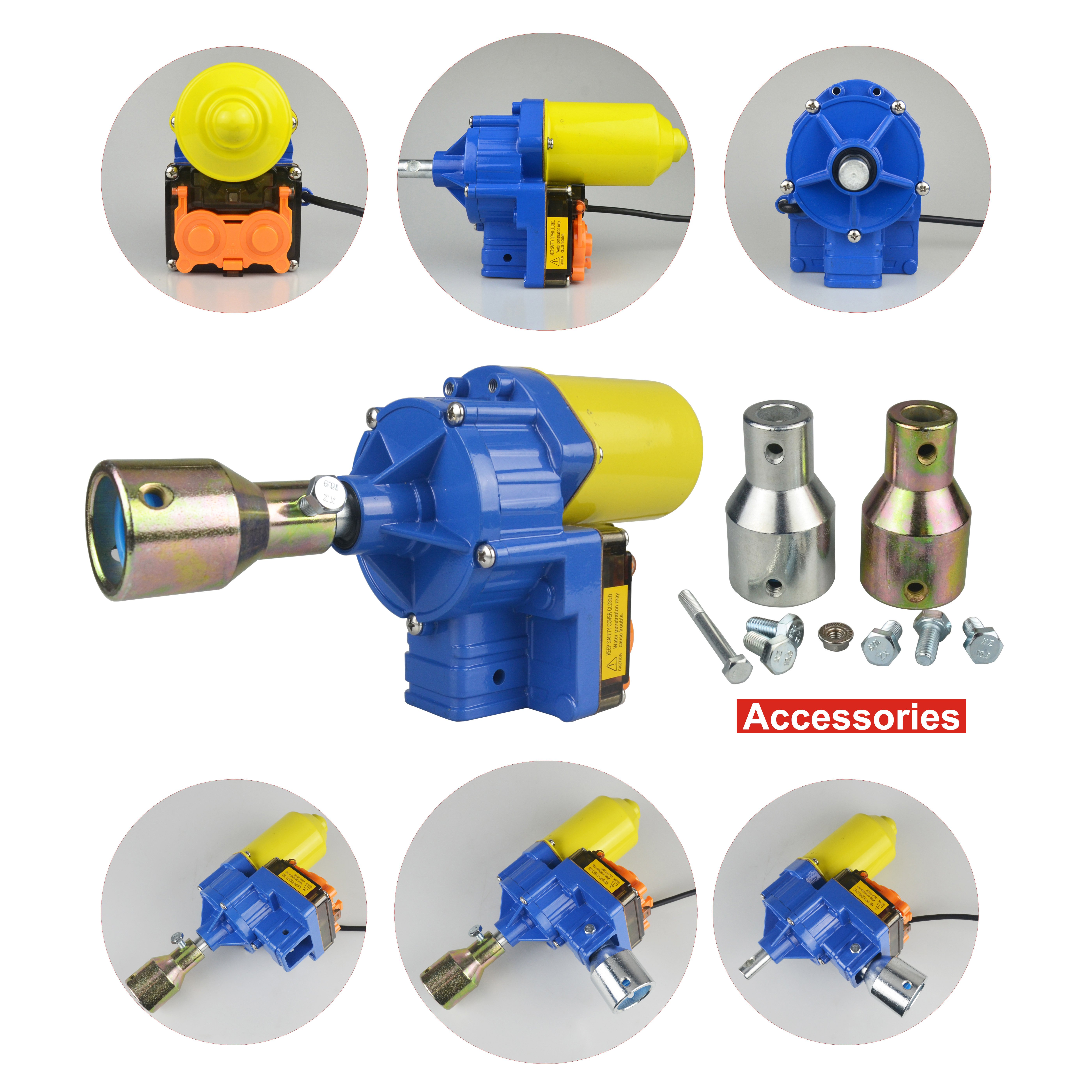 MAXPOWER DC24V Roller Electric Greenhouse Film Electric Roll Up Motor Electric Flim Roller