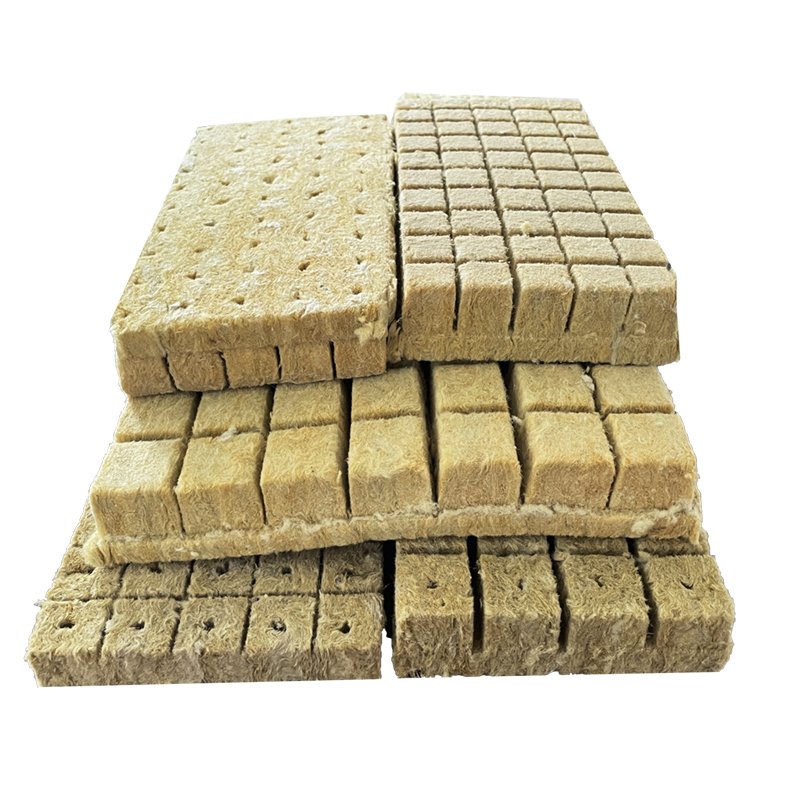 Agriculture Use Rock Wool Cube For Lettuce Agricultural Greenhouse Rock Mineral Wool Hydroponic Wool Rock