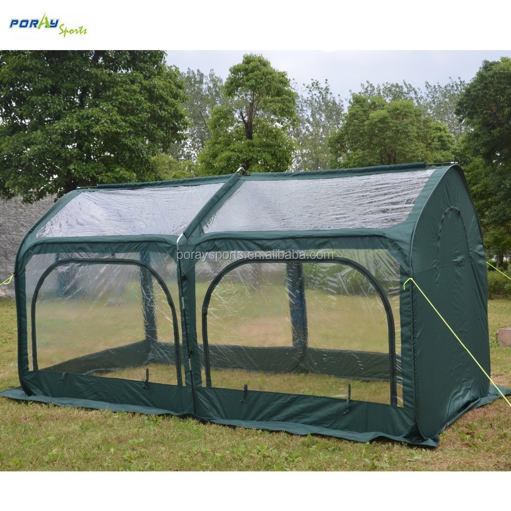 Agricultural 10mm polycarbonate high tunnel greenhouse for sale