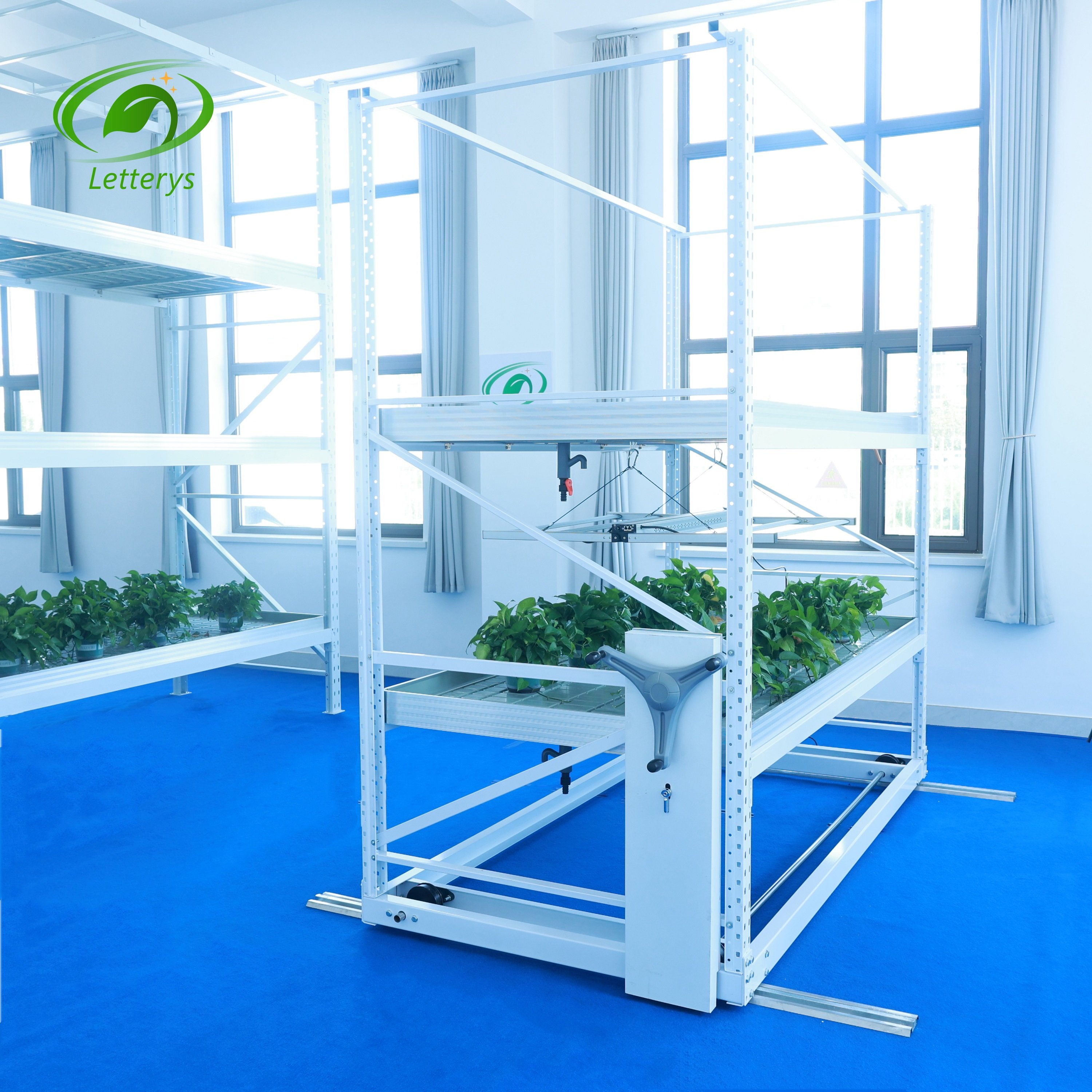 Plastic Film Greenhouse Agricultural Greenhouses Vertical Farm Hydroponic Tower Greenhouse Seedbed