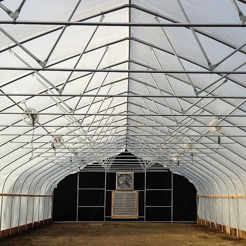 Chinese Manufacture agricultural greenhouses with shading system for agriculture