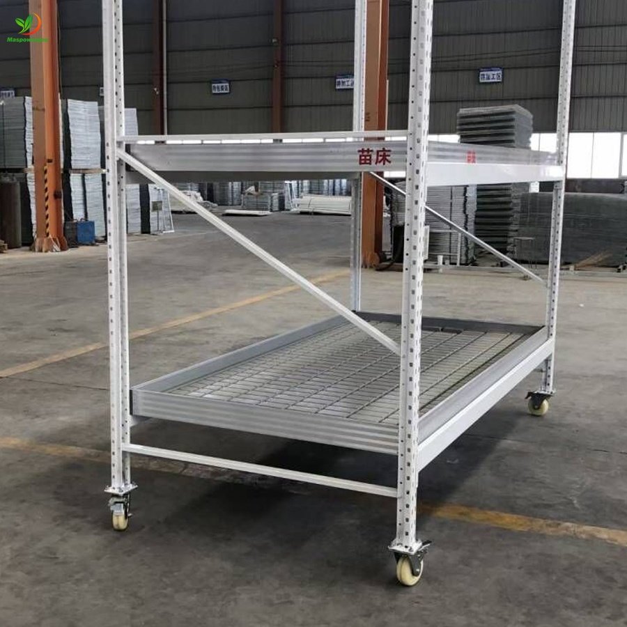 Large 4x4 4x8 2x4 plastic Flood flow Table ebb tray bed for Agriculture Hydroponics System and Nursery grow