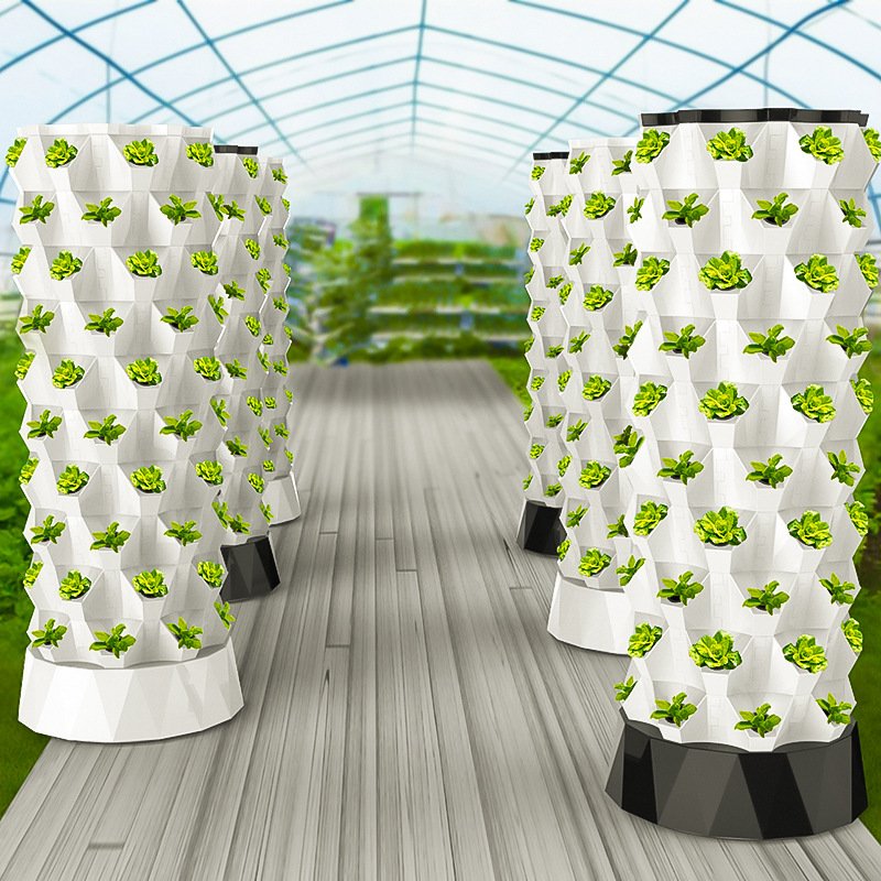 Three-dimensional Pineapple Tower Soilless Gardening Equipment Family Balcony Vegetable Planting Agricultural Greenhouses