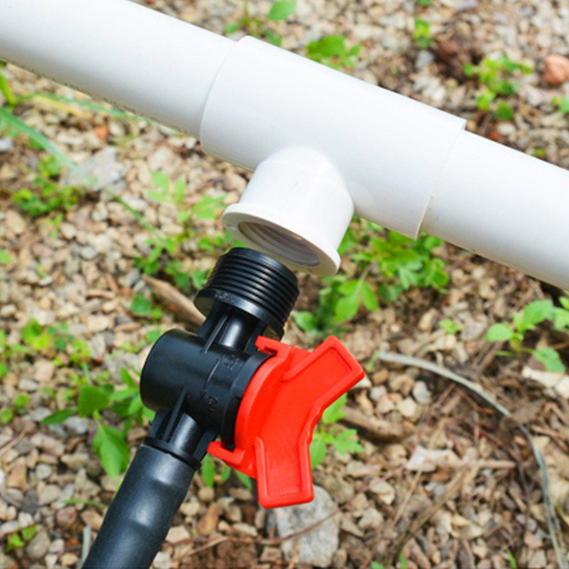 Agricultural 16 20 mm drip irrigation fittings drip tape bypass valves for farm greenhouse irrigation