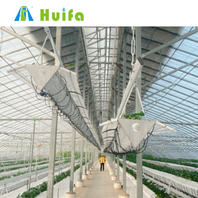 Smart Vertical Farming Shipping Container Grow Room Full Auto Greenhouses Strawberries Plants Hydroponic Growing Systems Film