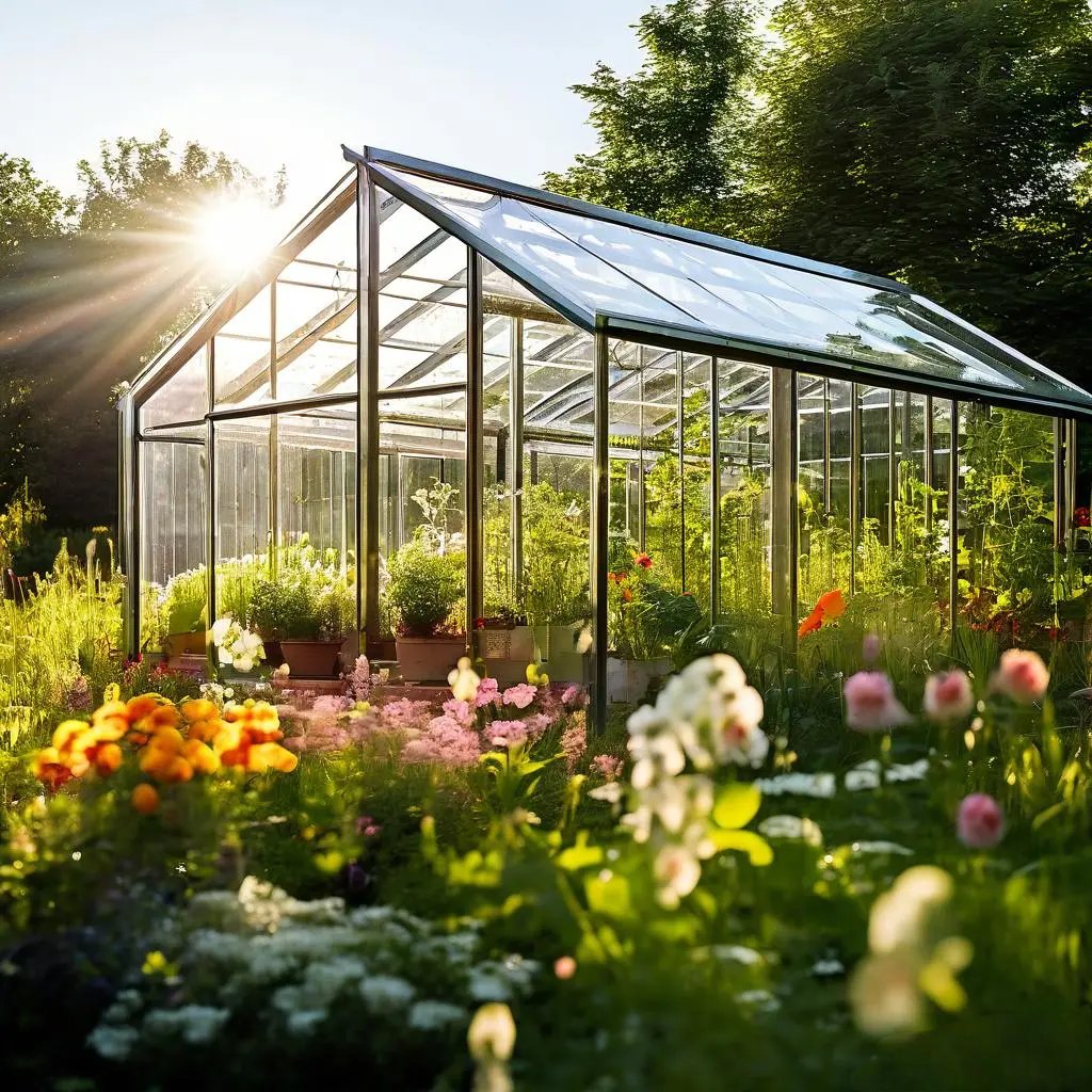 Greenhouse with Economic Features Single Double Layer Steel Metal Glass Cover Large Small Size Agriculture Tunnel Type