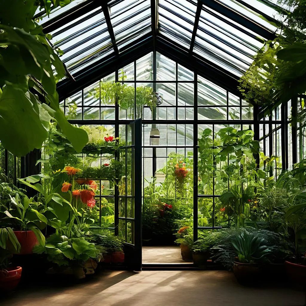 Greenhouse with Economic Features Single Double Layer Steel Metal Glass Cover Large Small Size Agriculture Tunnel Type