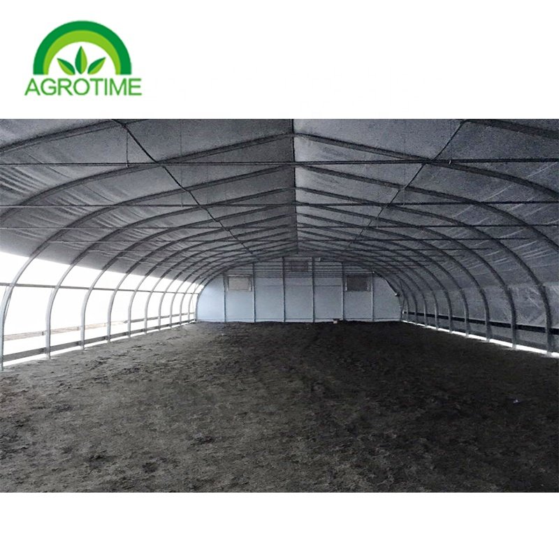 Automated agriculture greenhouse all top quality polytunnel blackout greenhouse 100% blackout light greenhouse