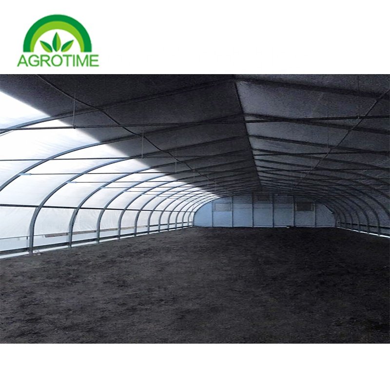 Automated agriculture greenhouse all top quality polytunnel blackout greenhouse 100% blackout light greenhouse