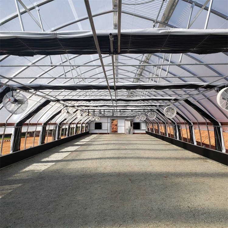 Agricultural greenhouse automated medical growing greenhouse with blackout system light deprivation greenhouse