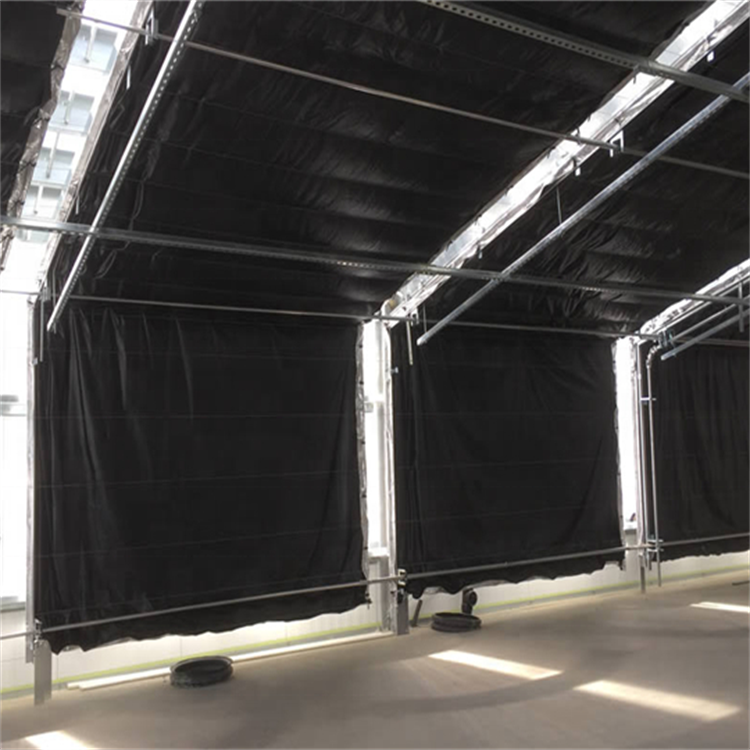 Agricultural greenhouse automated medical growing greenhouse with blackout system light deprivation greenhouse