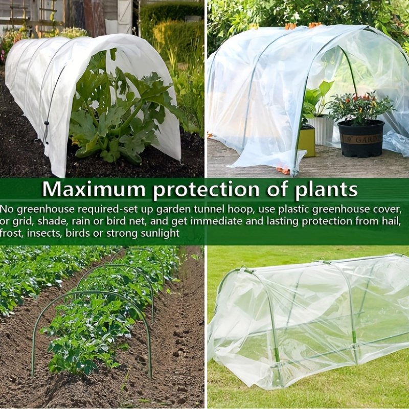 6pcs garden poles edging tunnel agricultural greenhouse for tomato growing DIY plant support garden stakes