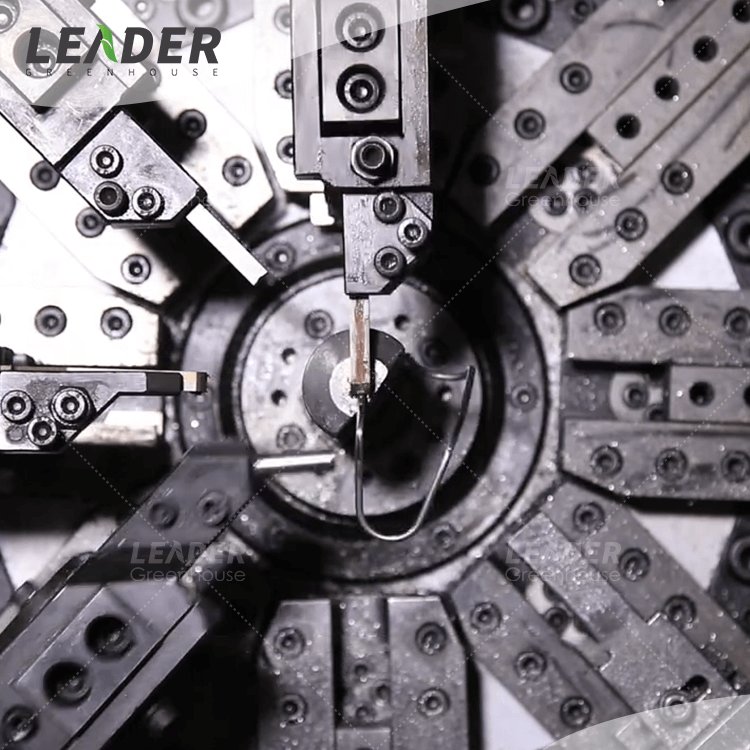 Tunnel Greenhouse Easy Installed Accessories Roof Clip Pipe Clamp Cross Connector Galvanized Steel Spring Clips