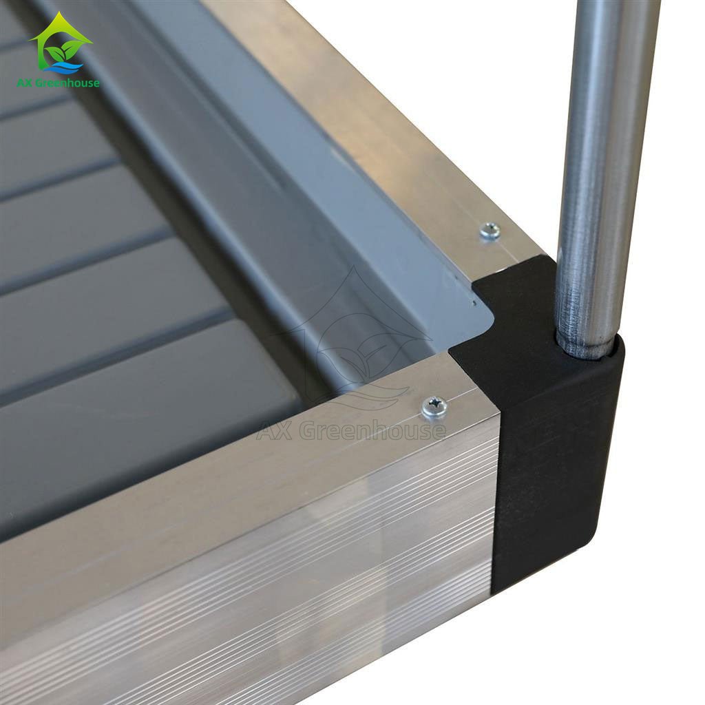 Nursery Equipment Movable Ebb Hydroponic Grow System Seedbed Plant Rolling Bench Growing Table