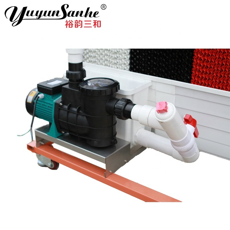 Evaporative Honeycomb Cooling Pad with PVC Plastic Gutter Frame Wall Mounted for Greenhouse Poultry Farm Industrial Air Cooling