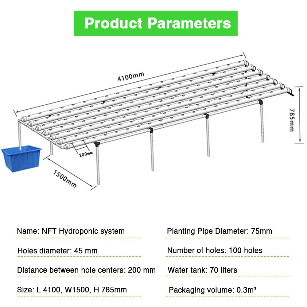 High Quality Multi-Layer Hydroponics PVC Nft Hydroponic System Channels Agricultural Greenhouse Commercial Hydroponics