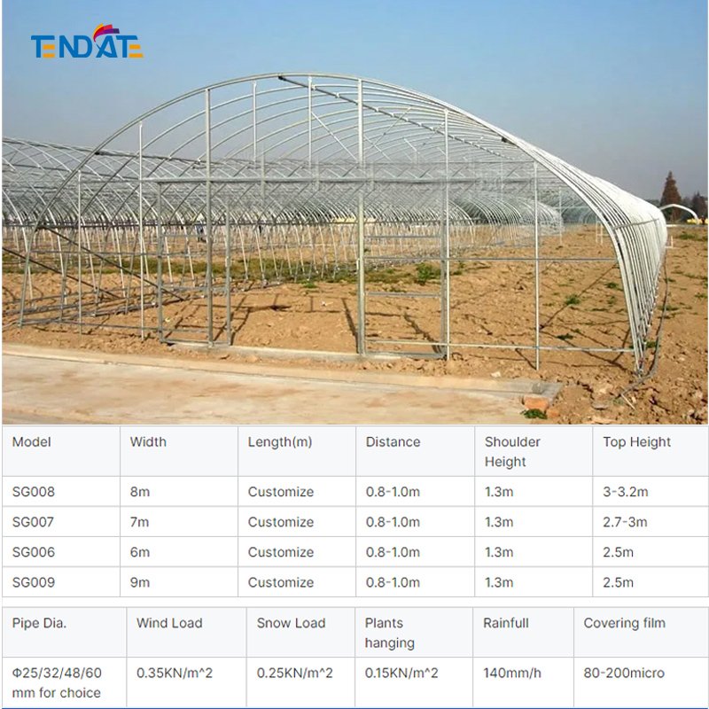 Cheap Agriculture Vegetables hydroponic systems equipment Multi-Span Glass Greenhouse