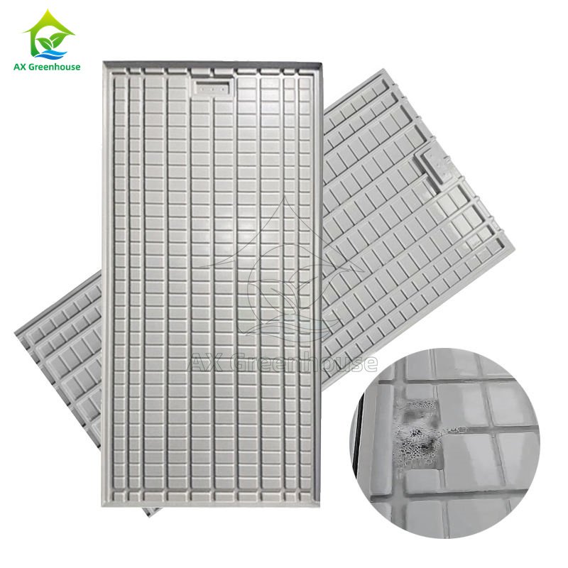 Agricultural Movable Hydroponic Ebb And Flow Rolling Bench Grow Table System Seedbed Flood Table With Flow Tray