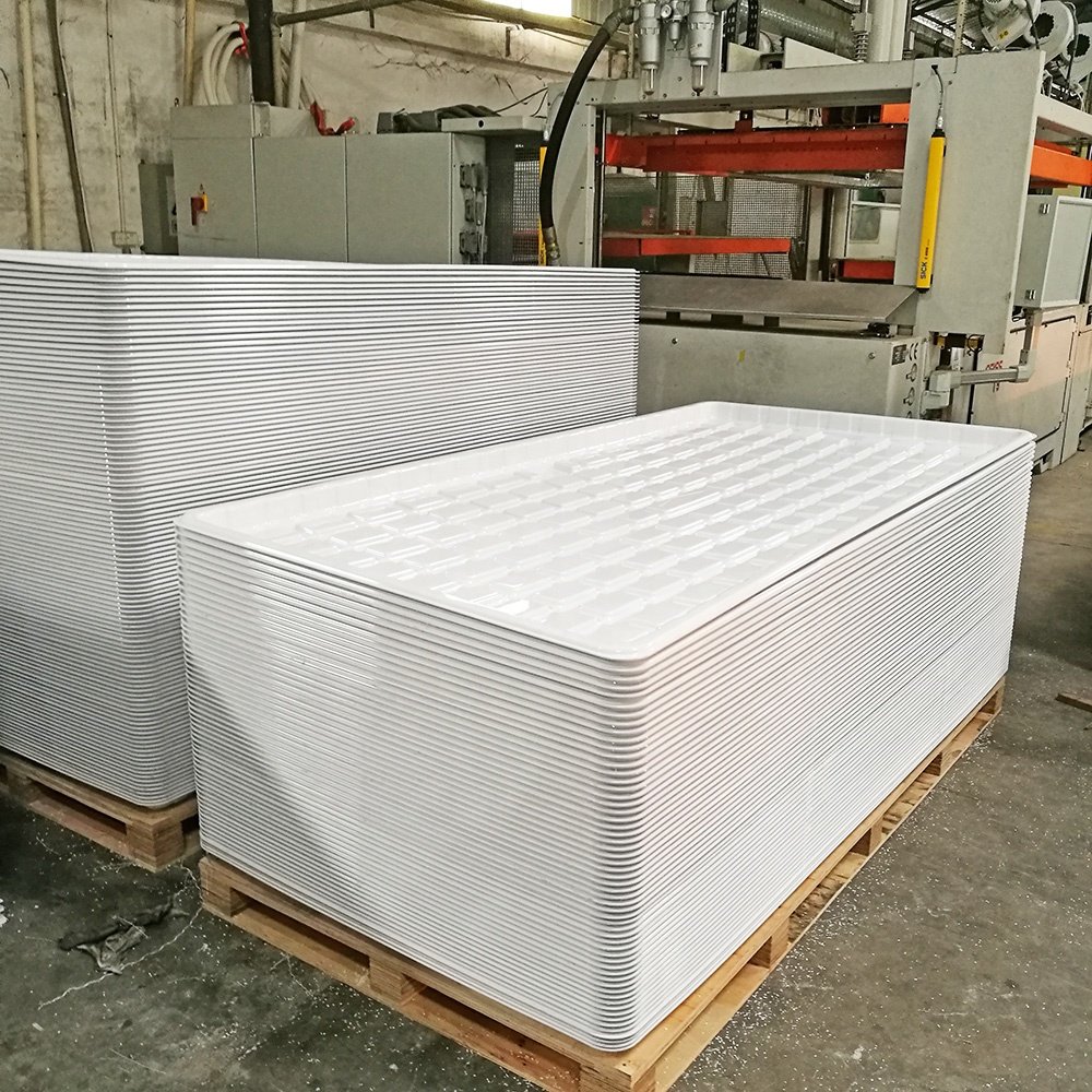 Plastics ABS Grow Tray Vertical Farms Tools hydroponics flood tray system Indoor Farming Plates Microgreen