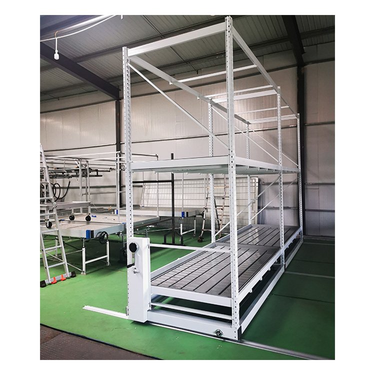 Large Hydroponic Planter Growing Table Single Layer Seedbed Plant Growing Ebb Plastic Steel PE Aluminum Agricultural Greenhouses