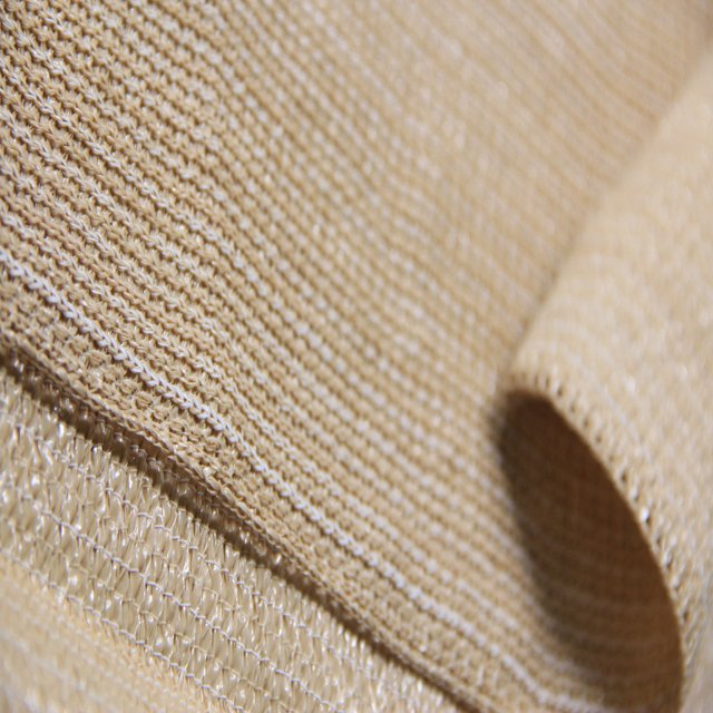 HDPE virgin material UV beige color sun shade cloth carpark shade cloth roll