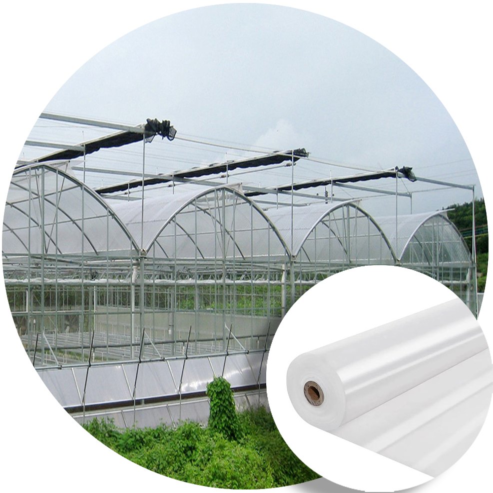 Plastic Film Greenhouse UV Film Plastic Film Agricultural Greenhouse Film for Vegetables/Flowers/Garden