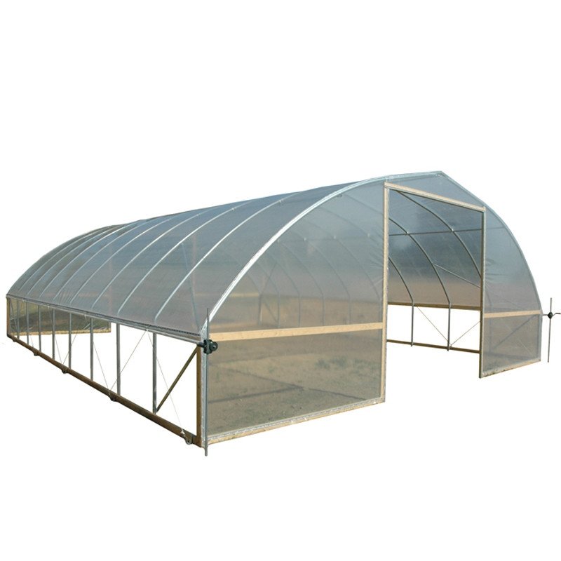Manufacturers supply low-cost tunnel greenhouses for vegetable cultivation