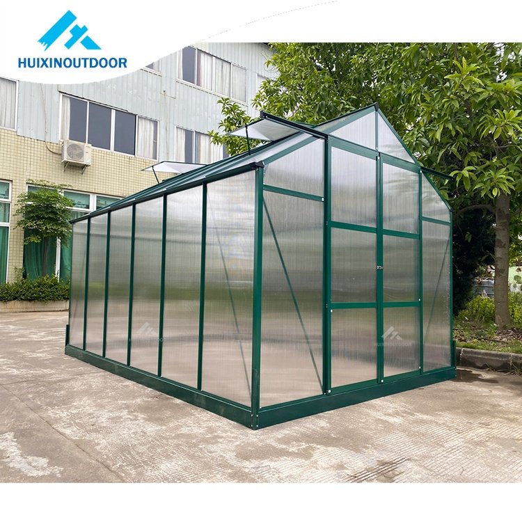 Aluminum plant garden kit home backyard green house outdoor aluminium frame grow greenhouse home metal structure greenhouse